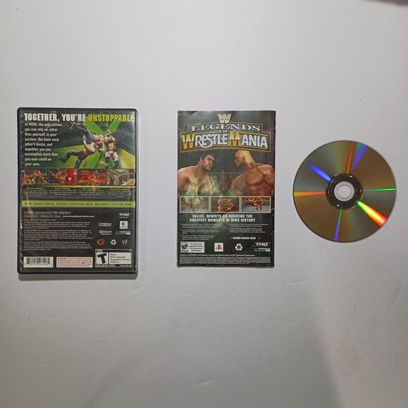 WWE SmackDown vs Raw 2009 PlayStation 2 PS2 CIB Complete Black Label Video Game - Picture 3 of 15